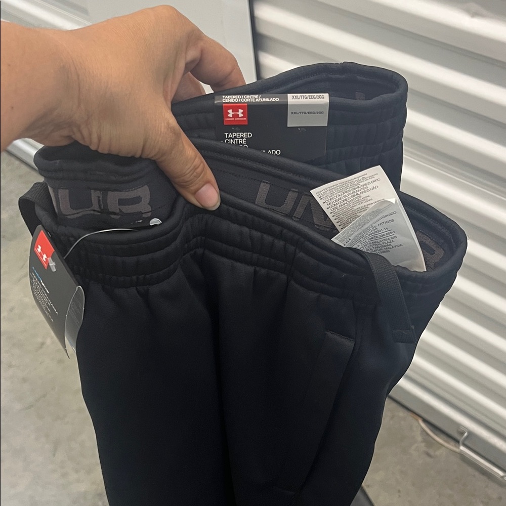 Under Armour Jet Black Athletic Pants